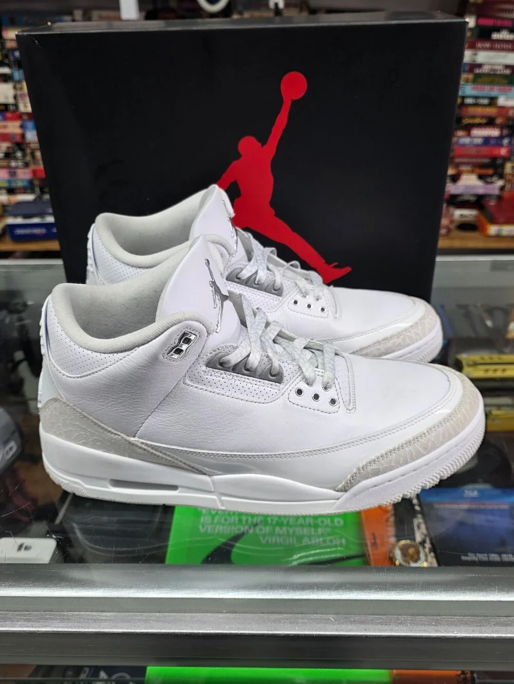 Nike Air Jordan 3 Retro 2025 Pure Money White/Metallic Silver CT8532-111 Size 11